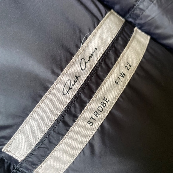 🔥RICK OWENS GIMP DOWN PUFFER JACKET FW22 STROBE SIZE 52🔥 - Picture 4 of 6